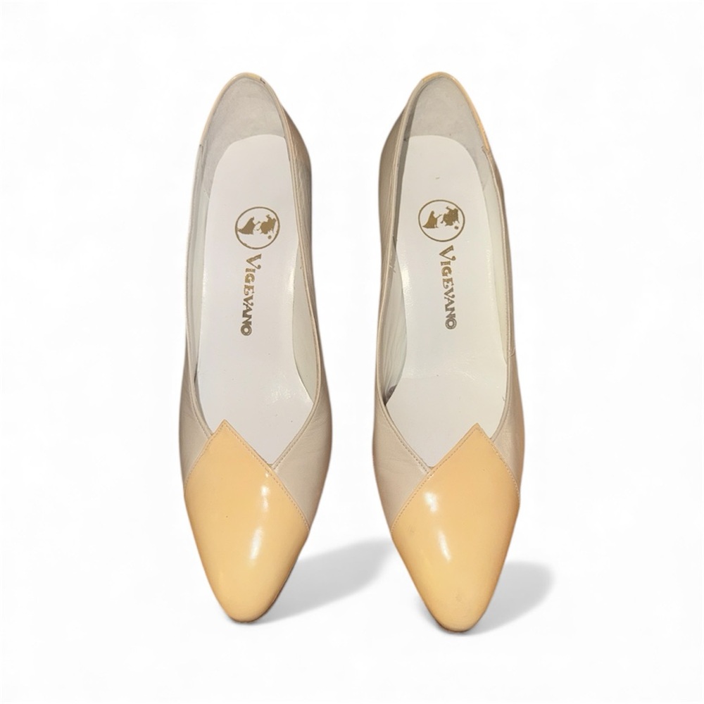 Vintage Vigevano Two Tone Heels